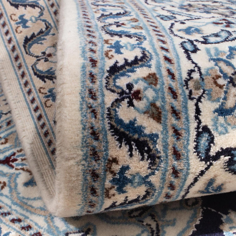 Persisk matta - Nain kvadrat  - 200 x 196 cm - mörkblå