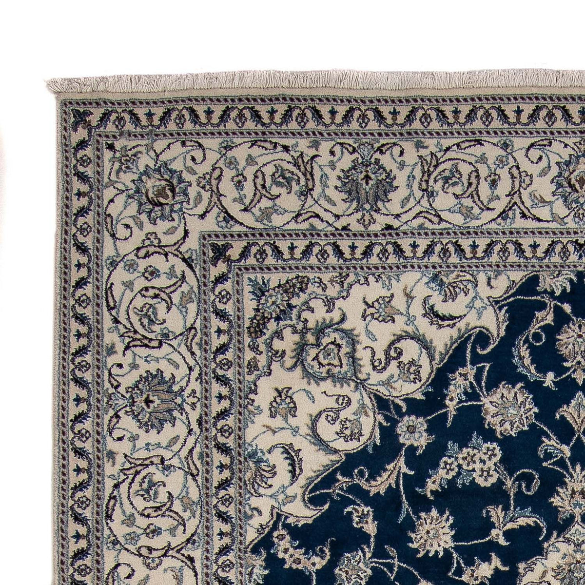 Persisk matta - Nain - 345 x 244 cm - mörkblå