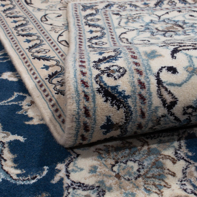 Persisk matta - Nain - 345 x 244 cm - mörkblå