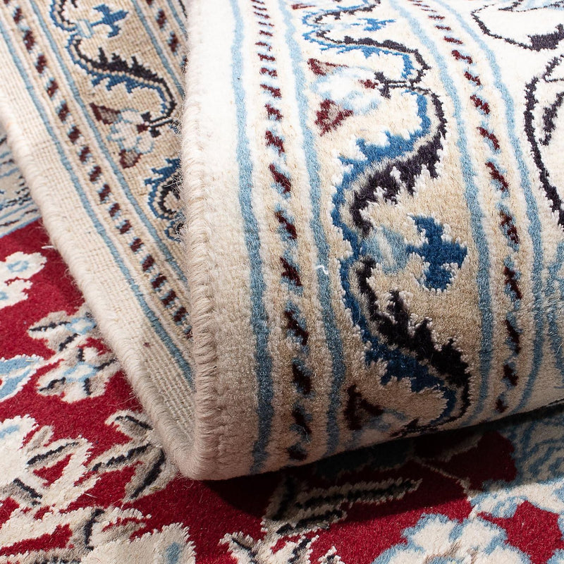 Persisk matta - Nain - 293 x 190 cm - mörkröd