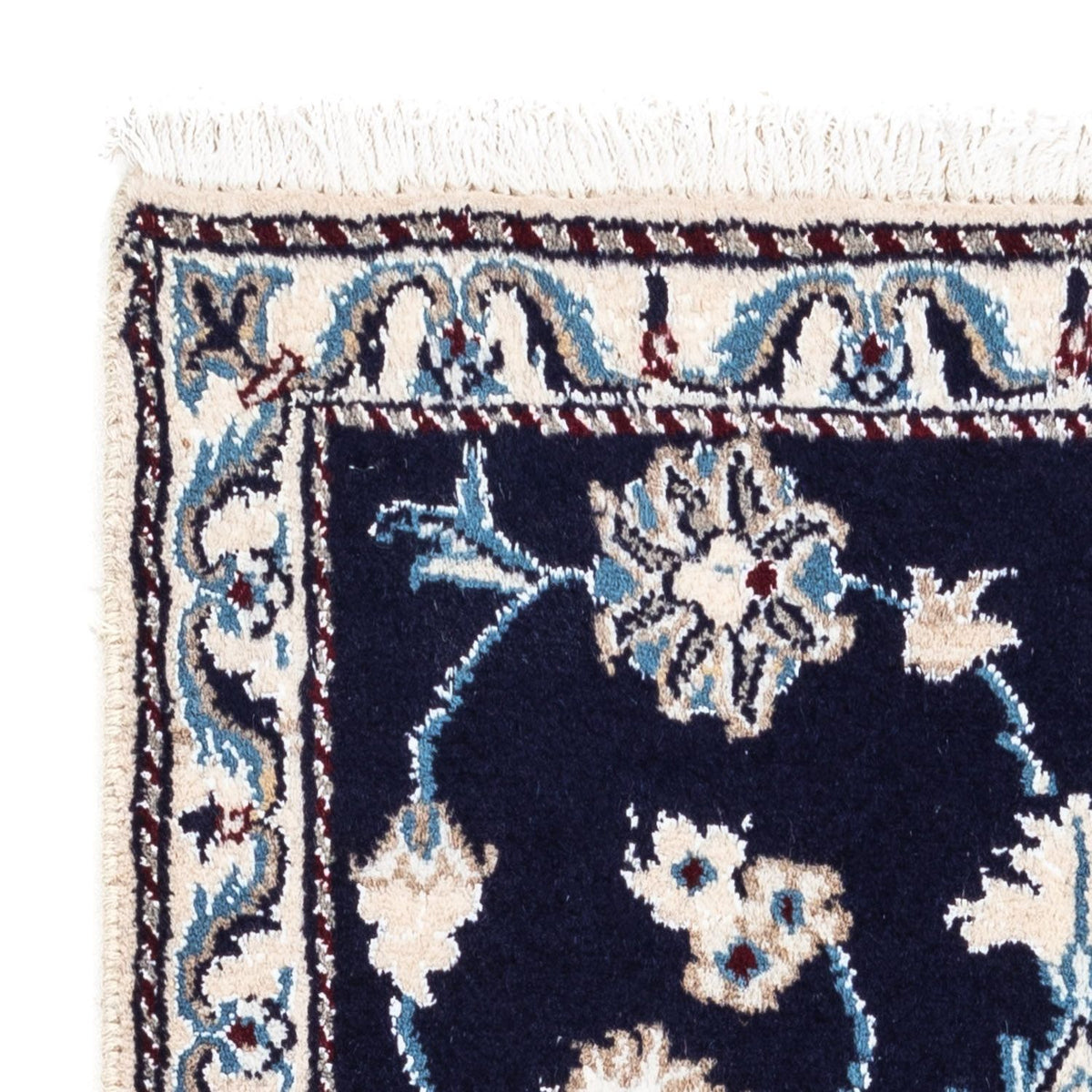 Persisk matta - Nain - 141 x 67 cm - mörkblå