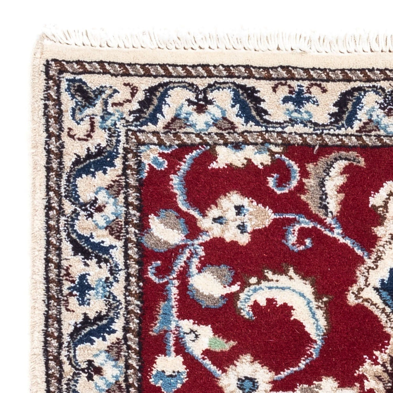 Persisk matta - Nain - 90 x 60 cm - mörkröd