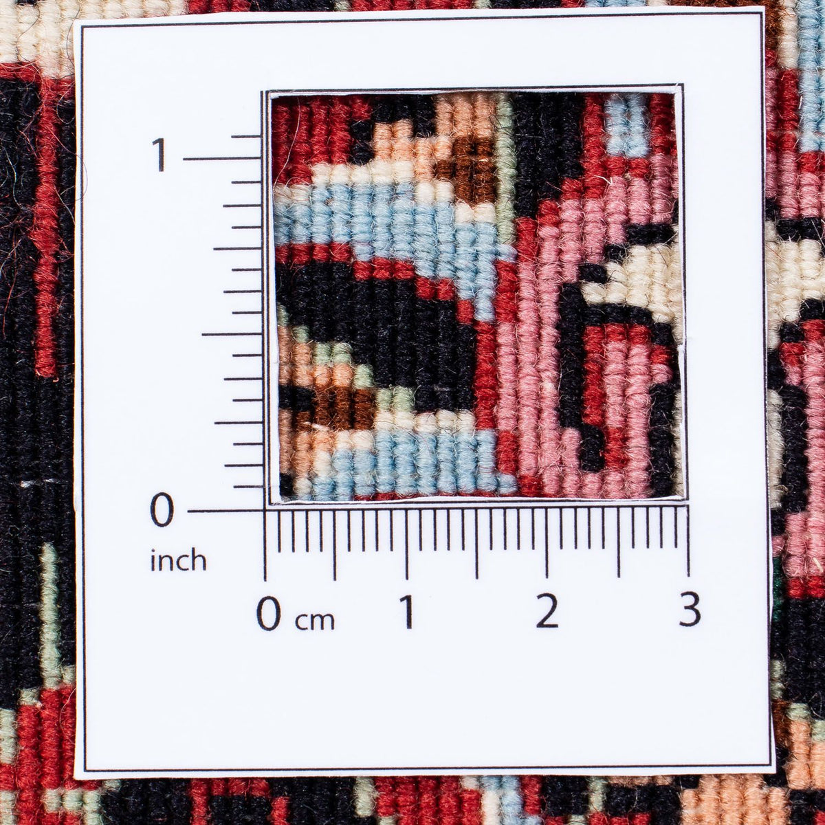 Persisk matta - Bijar - 296 x 250 cm - mörkröd