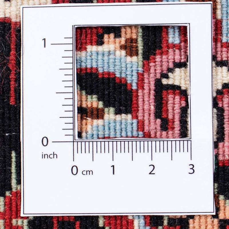 Persisk matta - Bijar - 296 x 250 cm - mörkröd