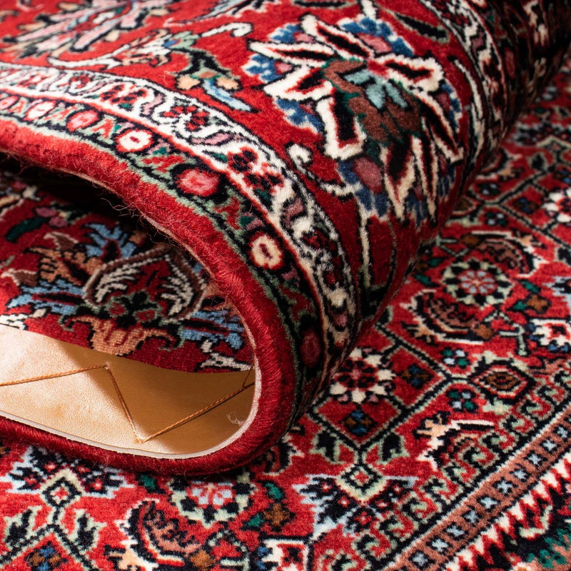 Persisk matta - Bijar - 235 x 170 cm - mörkröd