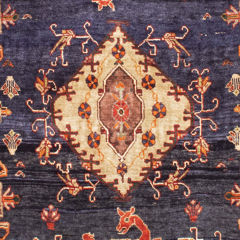 Persisk matta - Nomadic - 170 x 117 cm - mörkblå