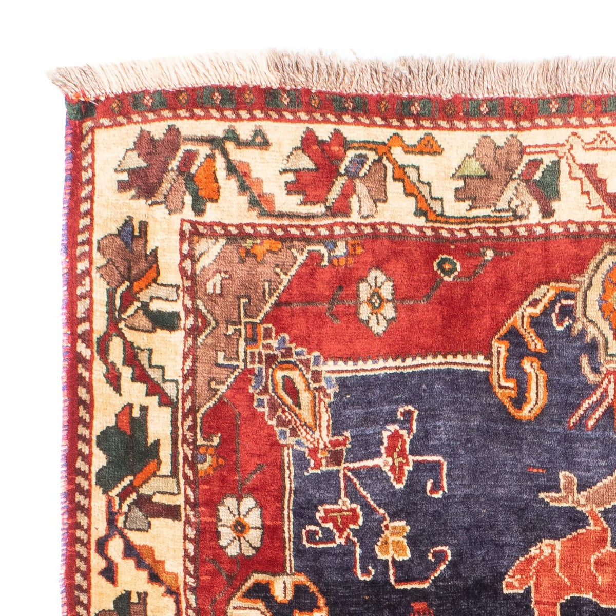 Persisk matta - Nomadic - 170 x 117 cm - mörkblå