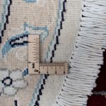 Persisk matta - Nain runt  - 245 x 245 cm - mörkröd