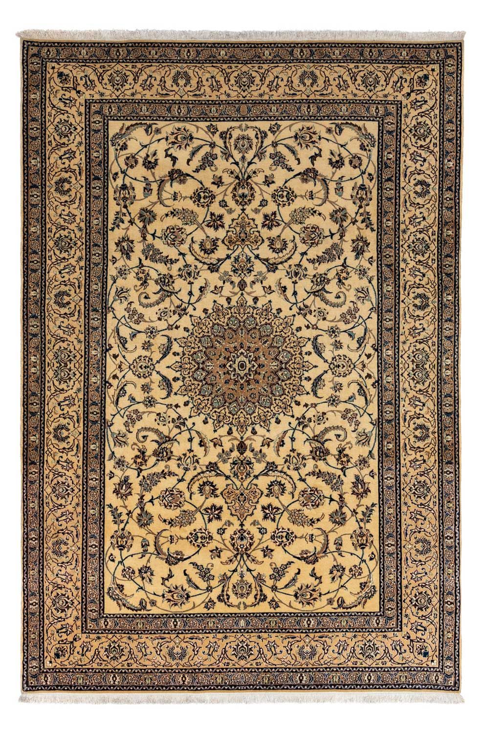 Persisk matta - Nain - Royal - 350 x 246 cm - mörk beige