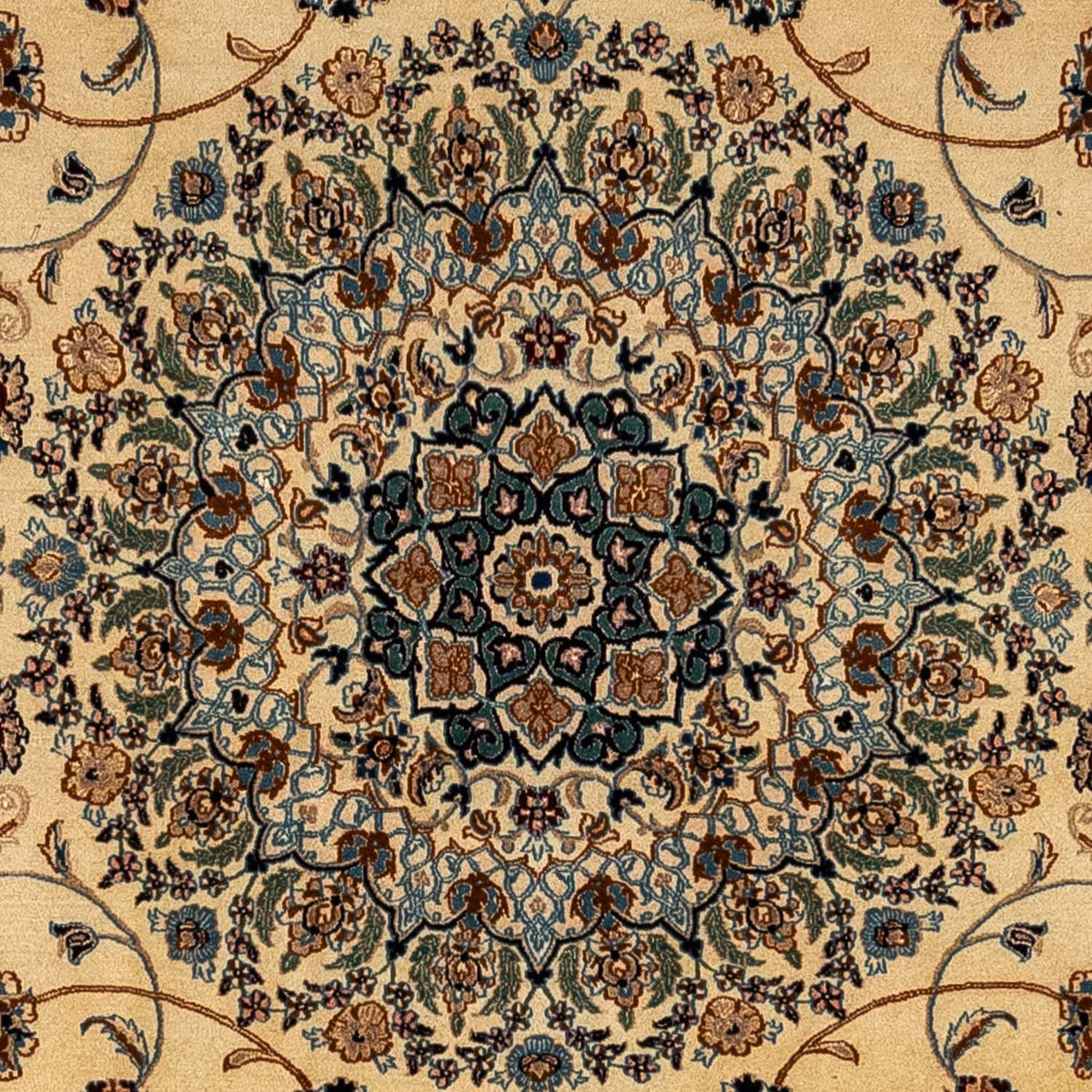 Persisk matta - Nain - Royal - 337 x 250 cm - mörk beige