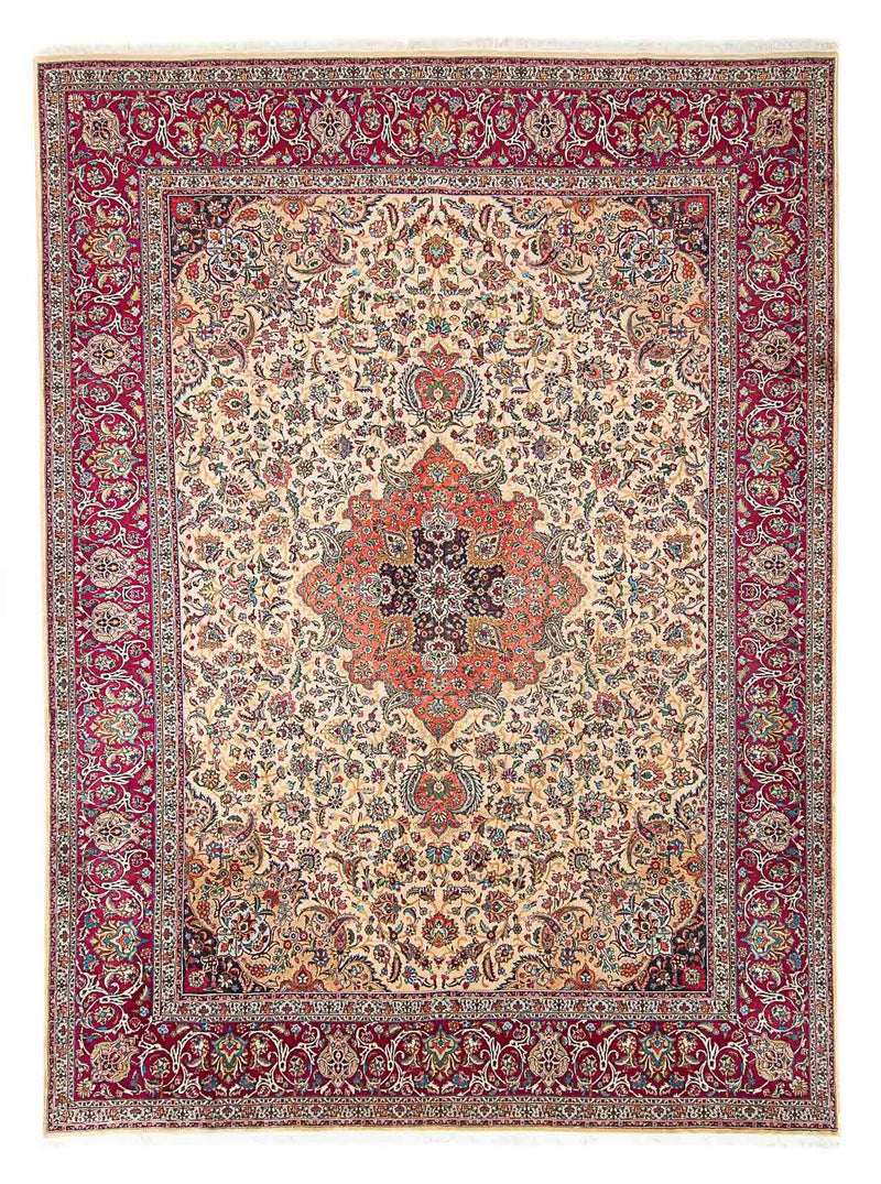 Persisk matta - Tabriz - Royal - 395 x 298 cm - beige