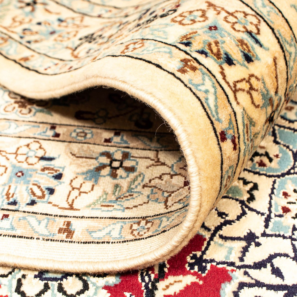 Persisk matta - Nain - Royal - 408 x 300 cm - mörkröd