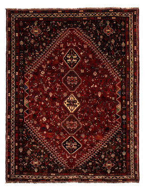 Persisk matta - Nomadic - 310 x 228 cm - mörkröd