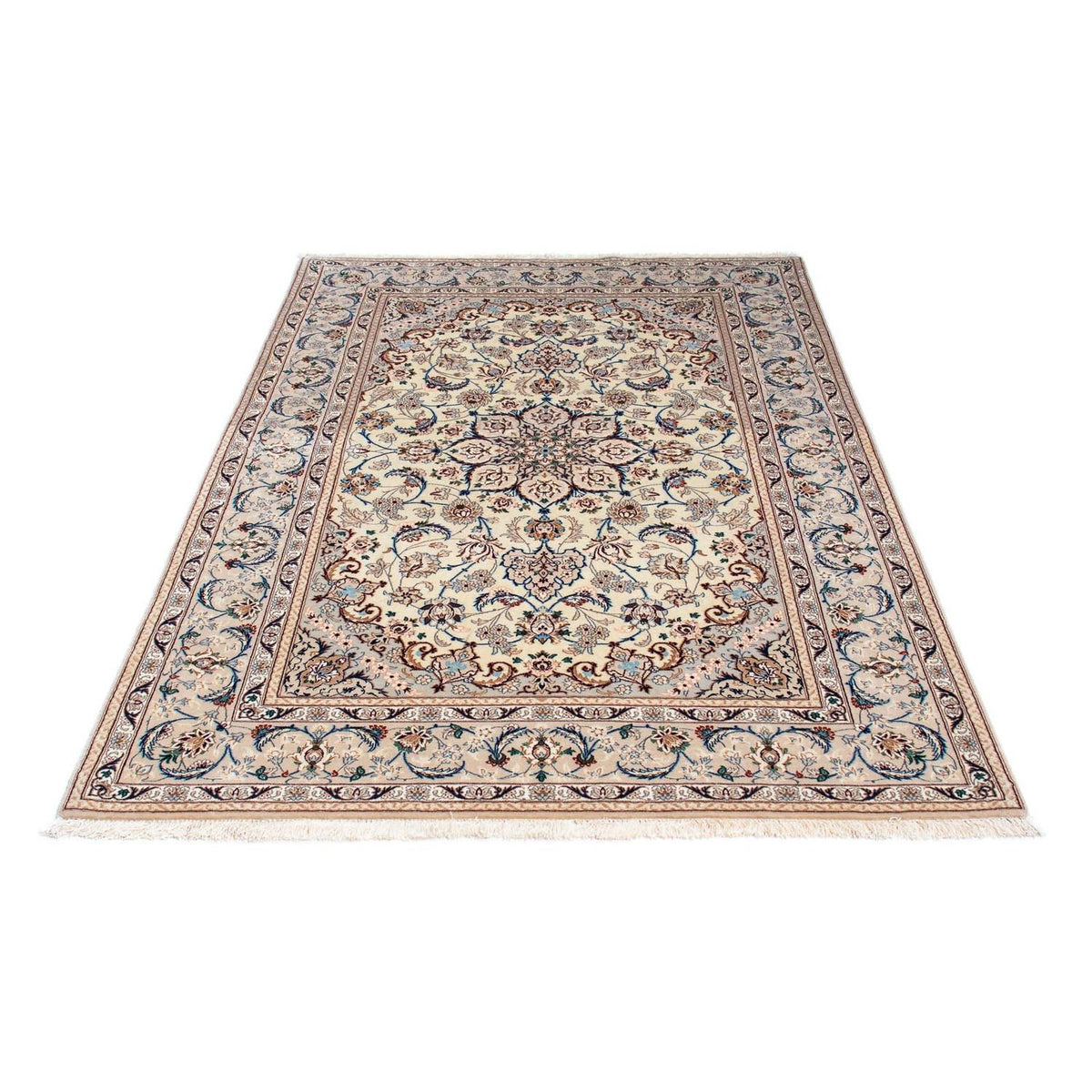 Persisk matta - Isfahan - Premium - 205 x 128 cm - beige