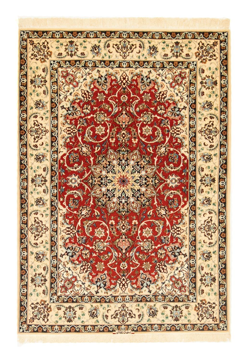 Persisk matta - Isfahan - Premium - 164 x 112 cm - röd