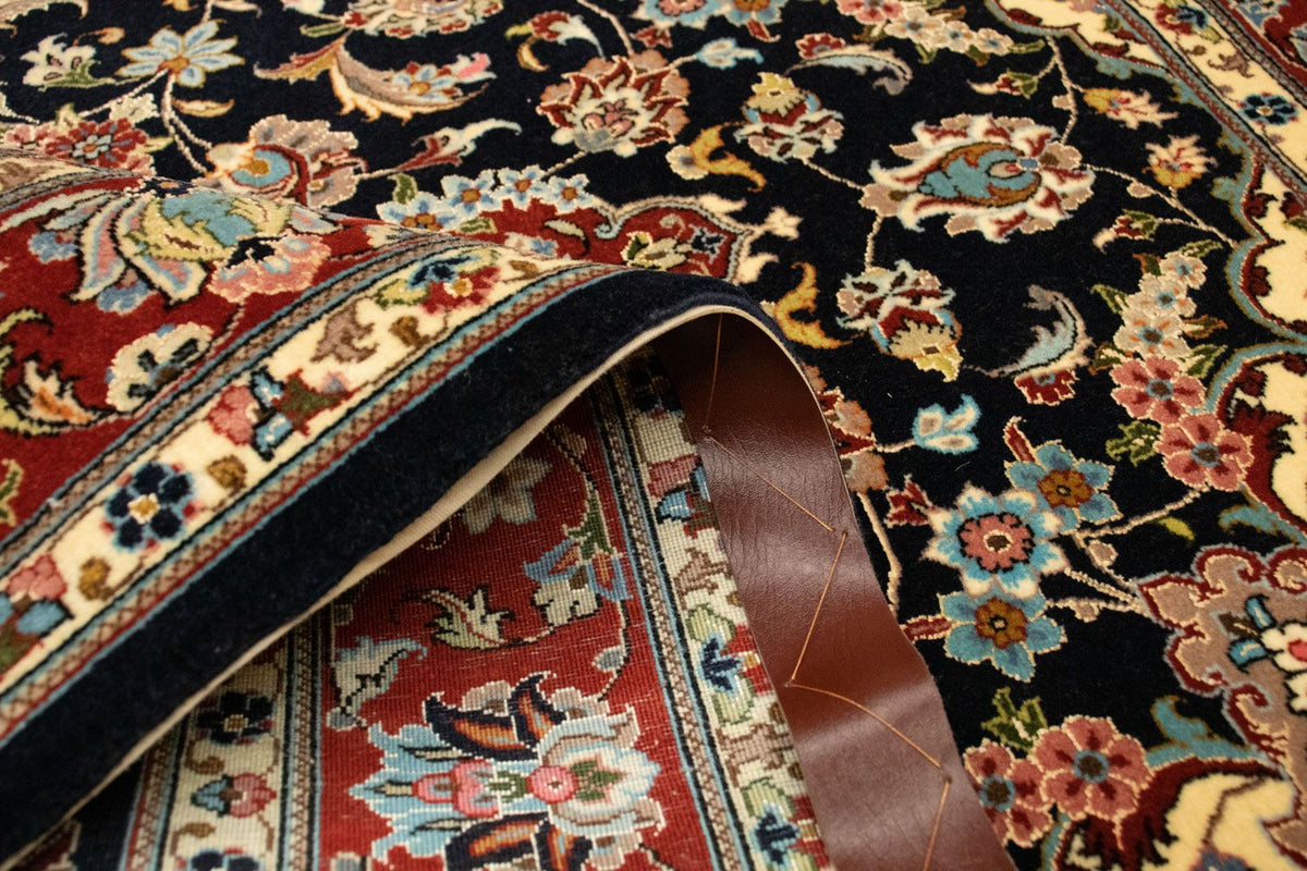 Persisk matta - Ghom - 151 x 105 cm - svart