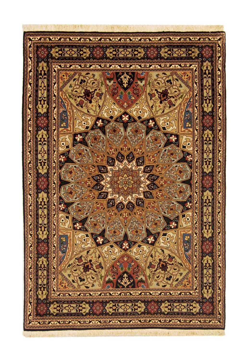 Persisk matta - Tabriz - Royal - 151 x 102 cm - flerfärgad