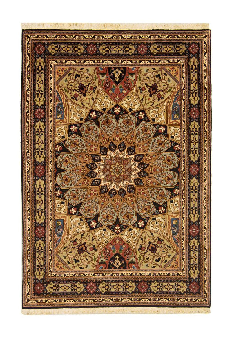 Persisk matta - Tabriz - Royal - 151 x 102 cm - flerfärgad