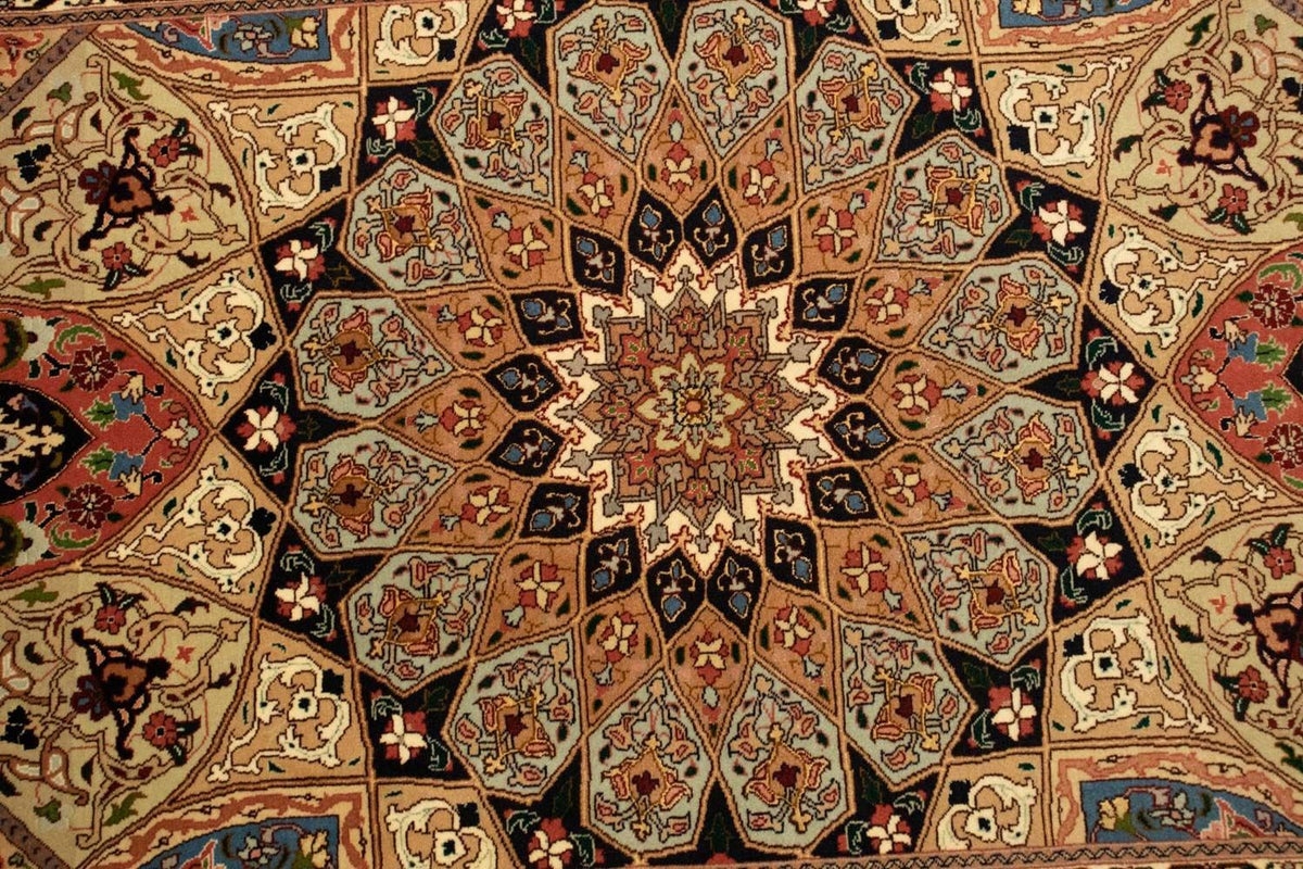 Persisk matta - Tabriz - Royal - 151 x 102 cm - flerfärgad