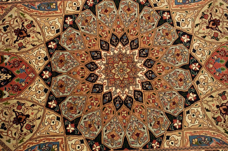 Persisk matta - Tabriz - Royal - 151 x 102 cm - flerfärgad