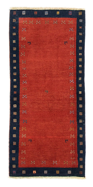 Runner Gabbeh-matta - Loribaft Persian - 190 x 85 cm - röd
