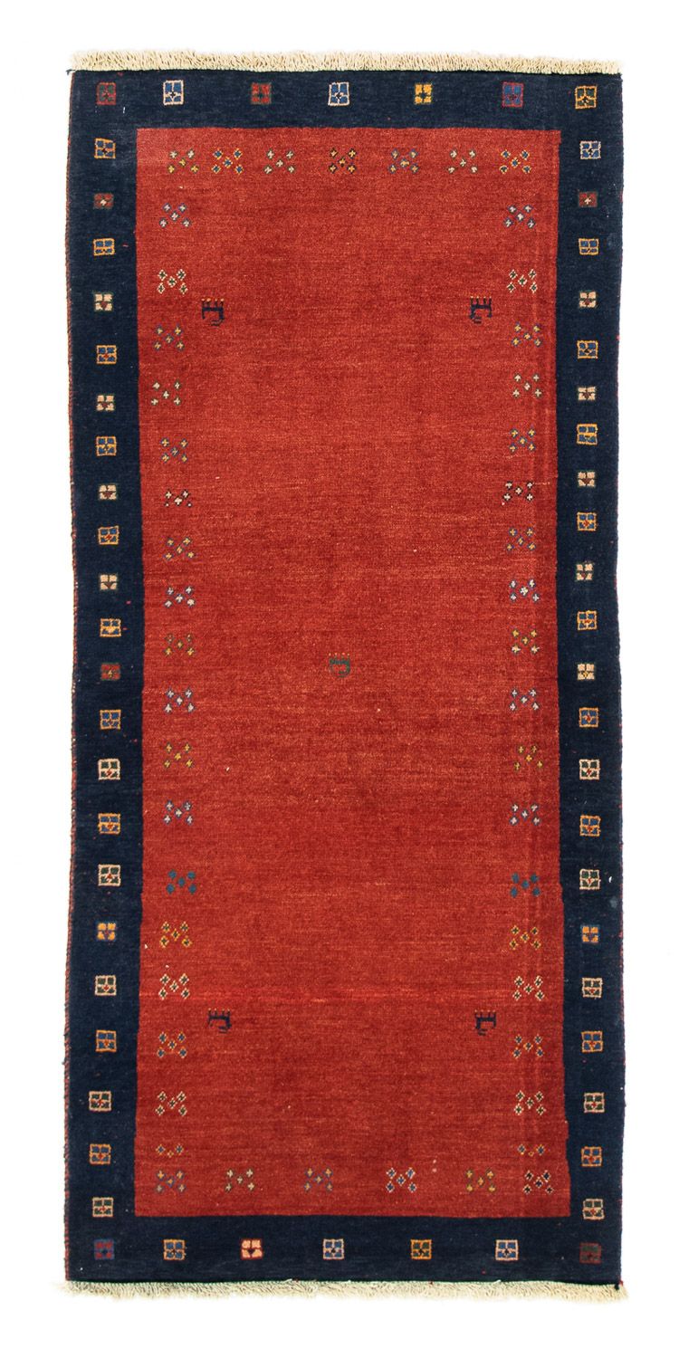 Runner Gabbeh-matta - Loribaft Persian - 190 x 85 cm - röd