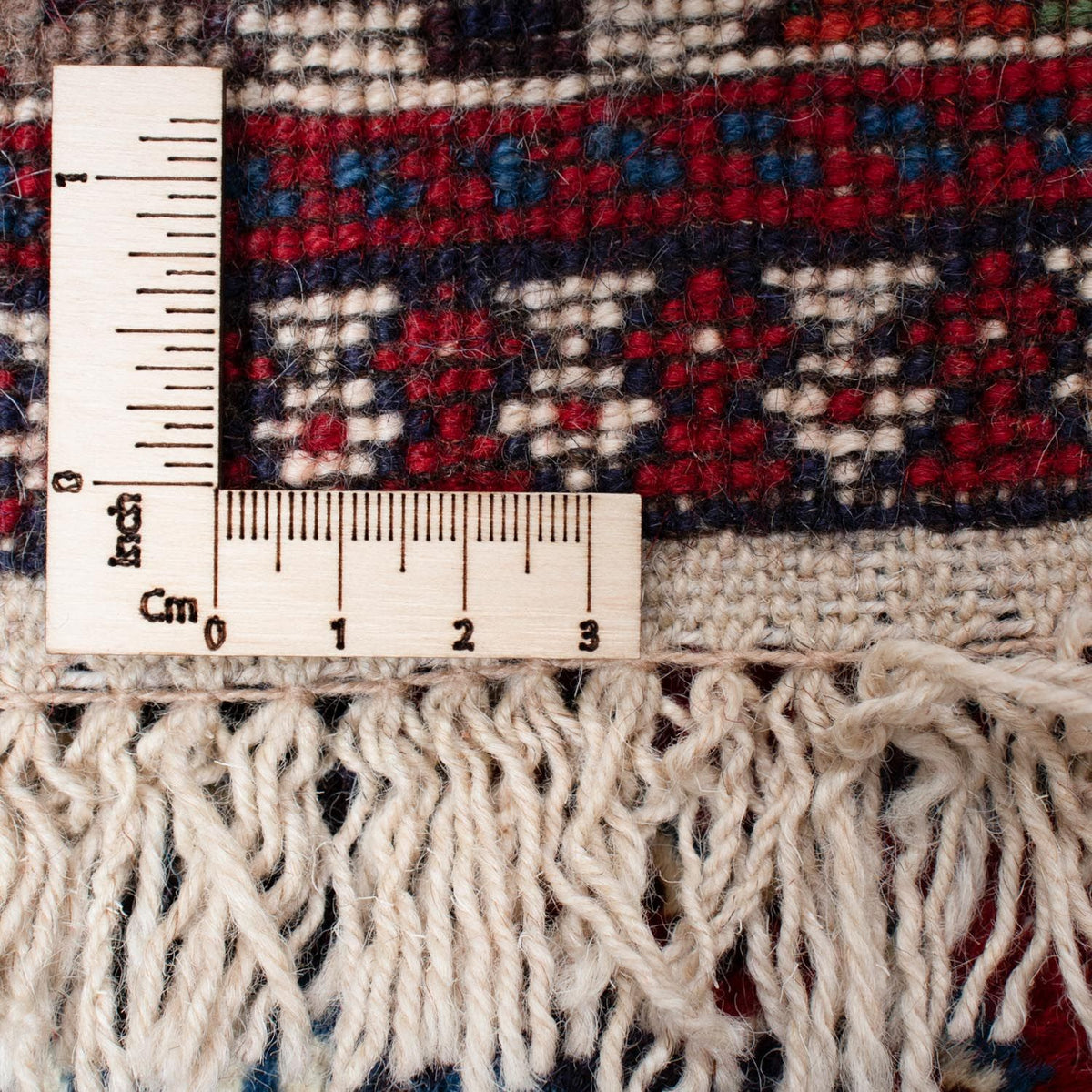 Persisk matta - Nomadic - 158 x 100 cm - mörkröd