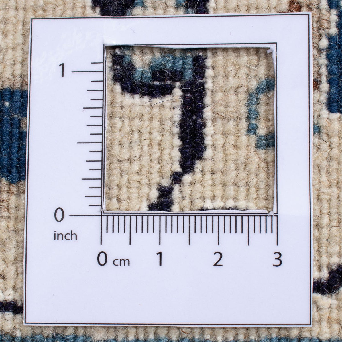 Persisk matta - Nain kvadrat  - 198 x 192 cm - mörkblå