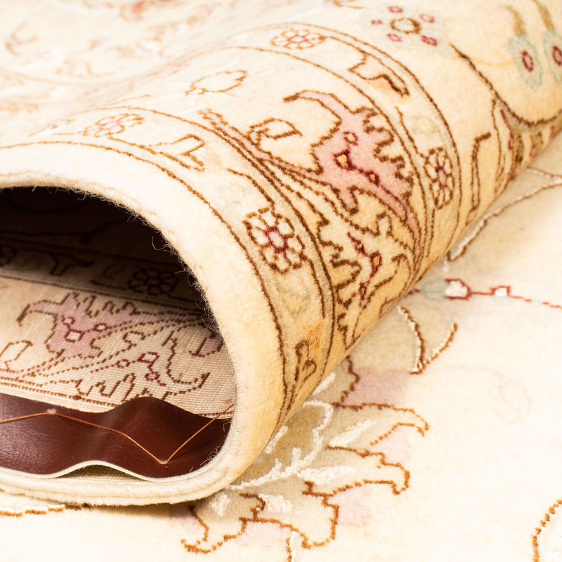 Persisk matta - Tabriz - Royal - 393 x 298 cm - ljusbrun