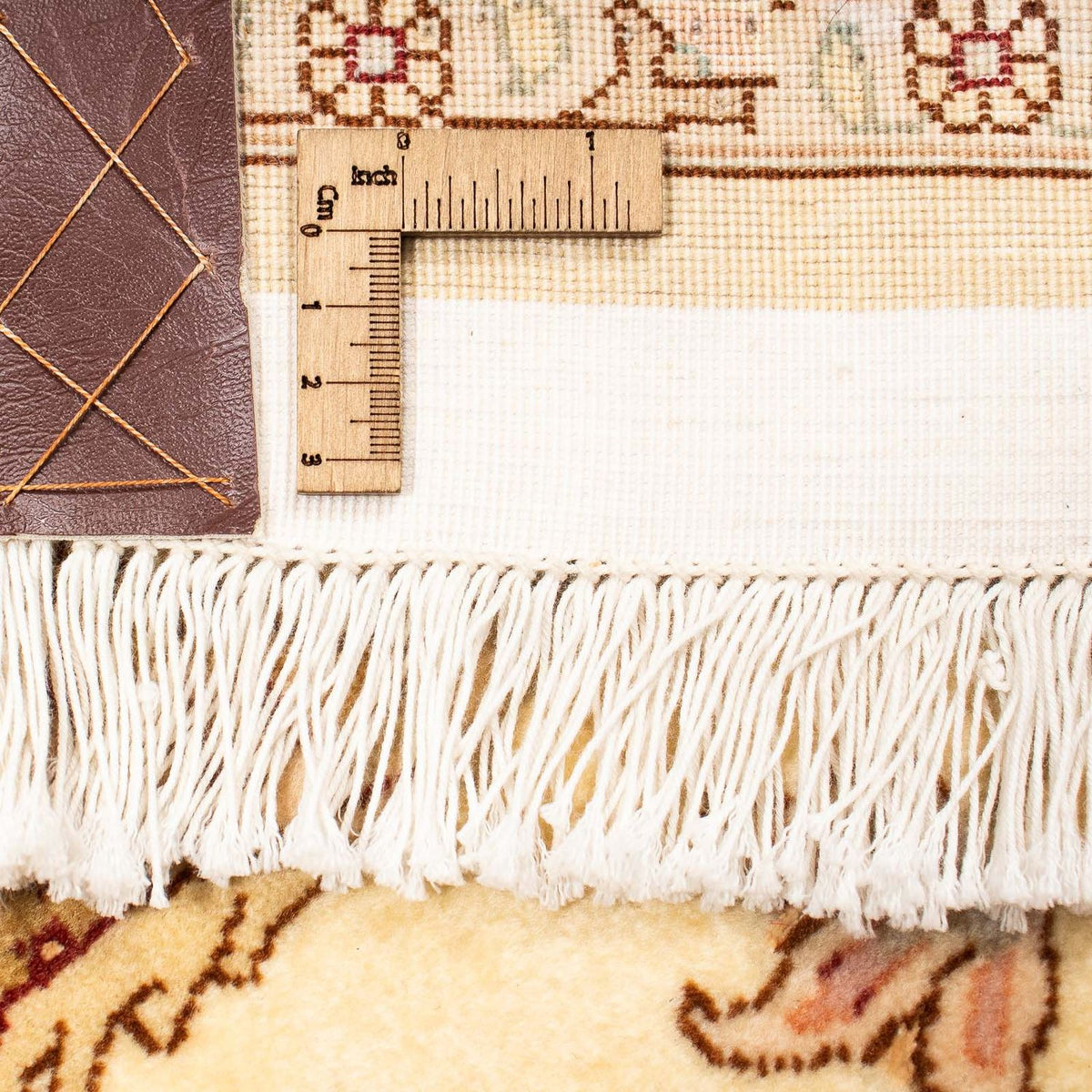 Persisk matta - Tabriz - Royal - 393 x 298 cm - ljusbrun