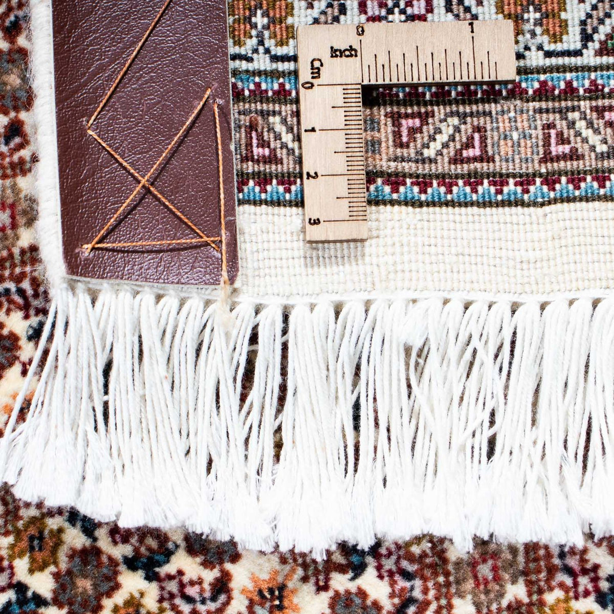 Persisk matta - Tabriz - 246 x 170 cm - ljusbrun