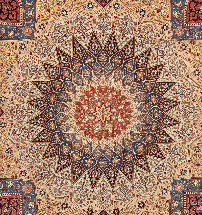 Persisk matta - Tabriz - Royal - 251 x 203 cm - flerfärgad