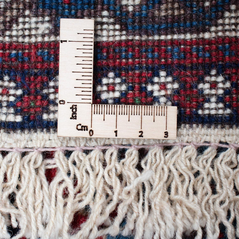 Persisk matta - Nomadic - 145 x 97 cm - mörkröd