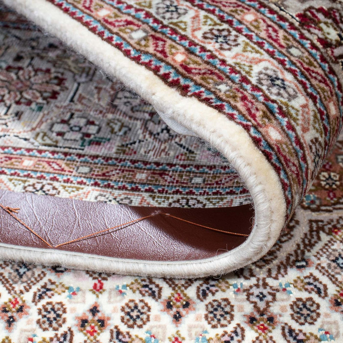 Persisk matta - Tabriz - Royal - 210 x 150 cm - ljusbrun