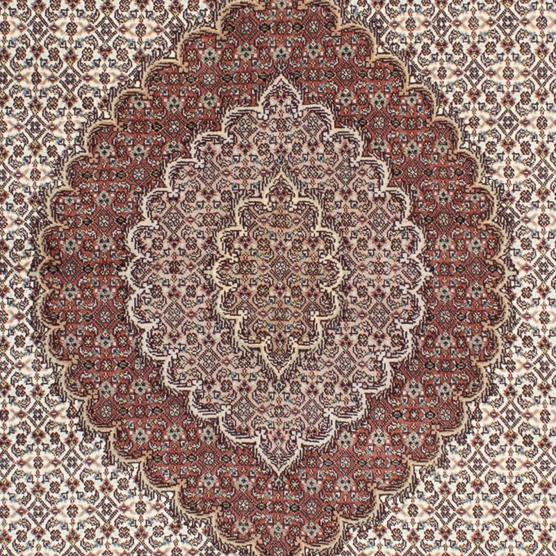 Persisk matta - Tabriz - Royal - 205 x 153 cm - ljusbrun