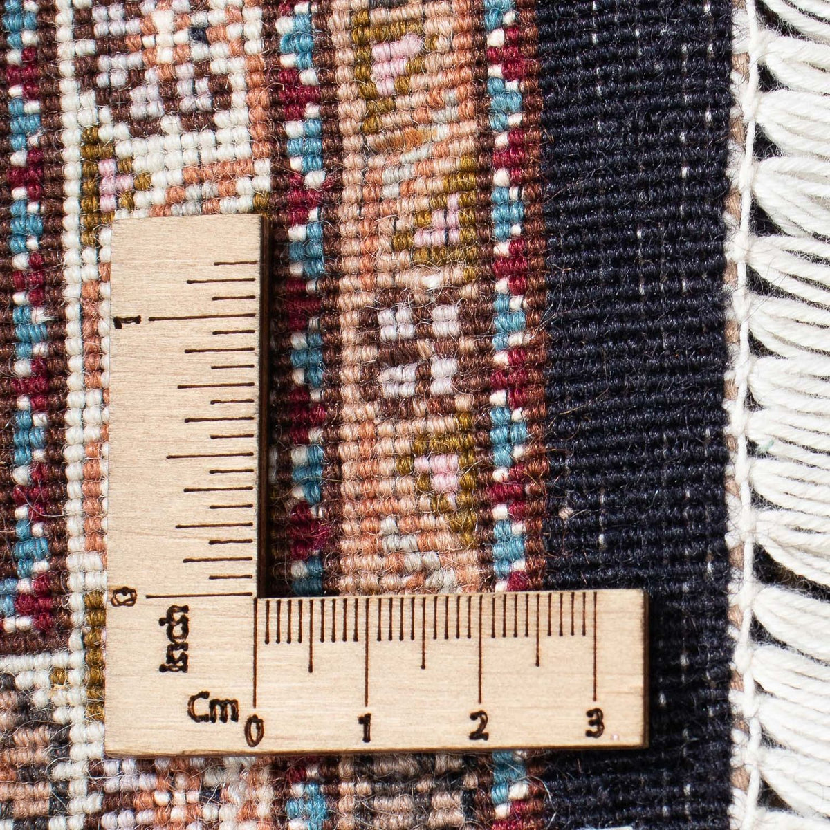 Persisk matta - Tabriz kvadrat  - 315 x 298 cm - mörkbrun