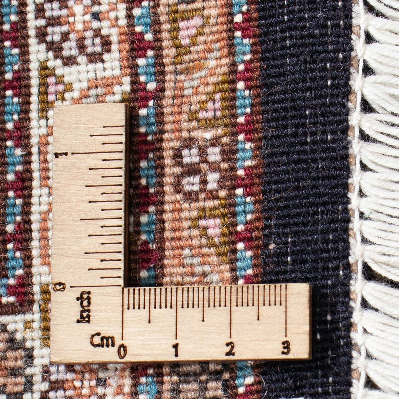 Persisk matta - Tabriz kvadrat  - 315 x 298 cm - mörkbrun