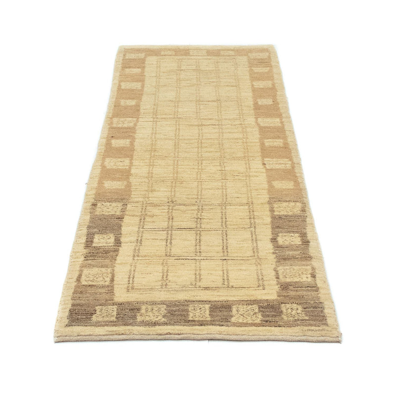 Runner Gabbeh-matta - persisk - 188 x 68 cm - beige
