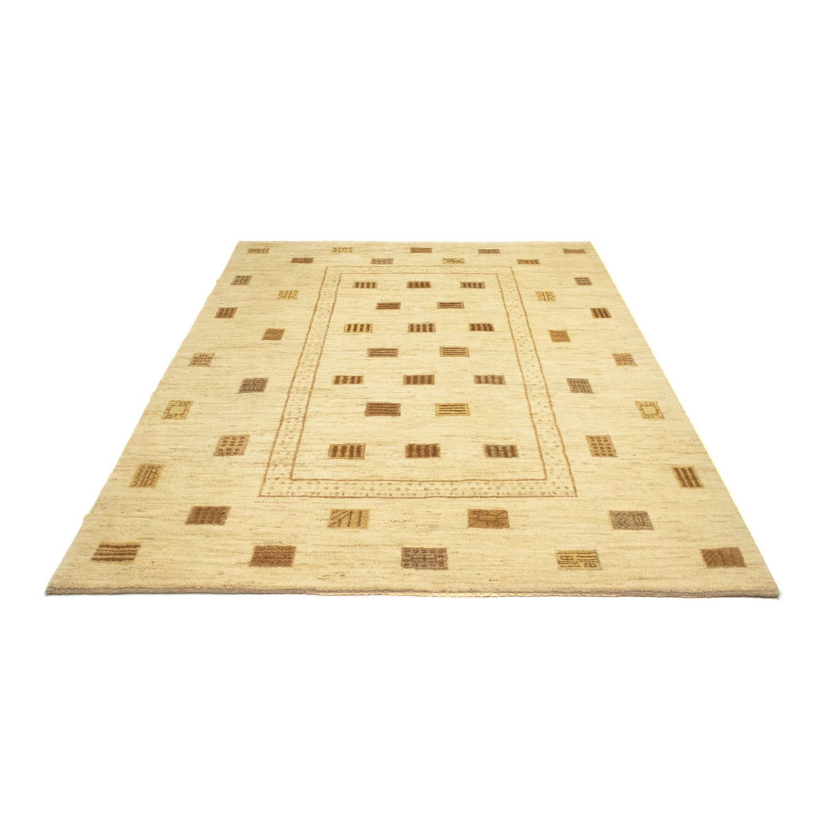 Gabbeh-matta - persisk - 228 x 168 cm - beige