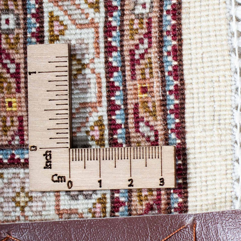 Persisk matta - Tabriz - 212 x 153 cm - ljusbrun