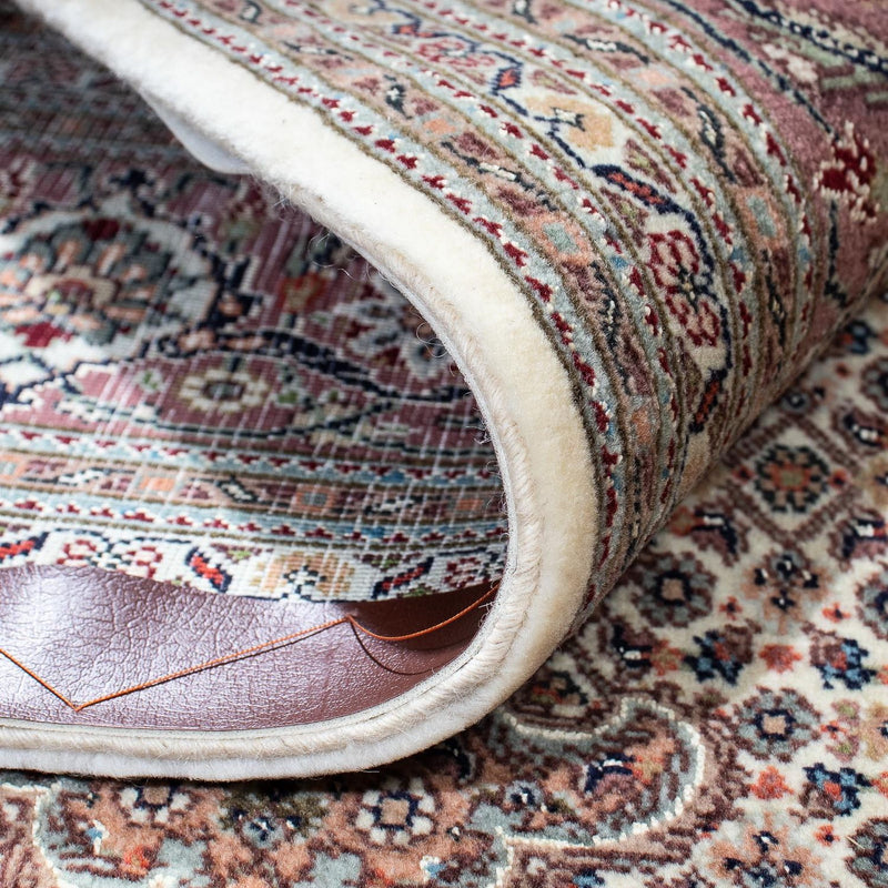 Persisk matta - Tabriz - 195 x 151 cm - ljusbrun