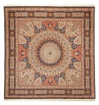 Persisk matta - Tabriz - Royal kvadrat  - 253 x 250 cm - ljusbrun