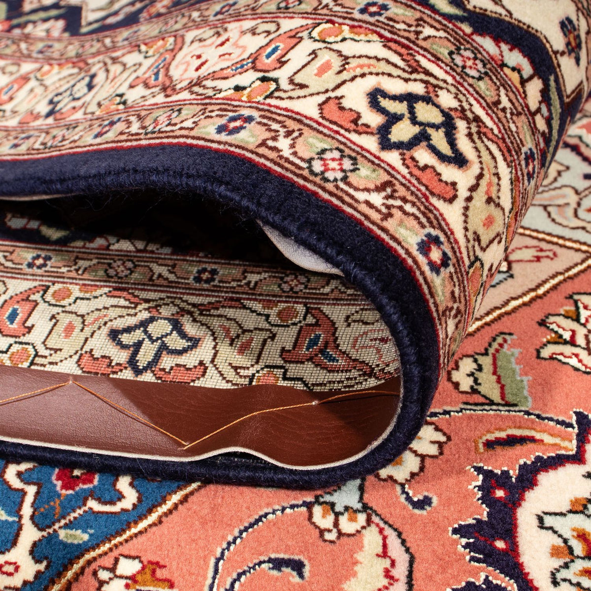 Persisk matta - Tabriz - Royal kvadrat  - 253 x 250 cm - ljusbrun