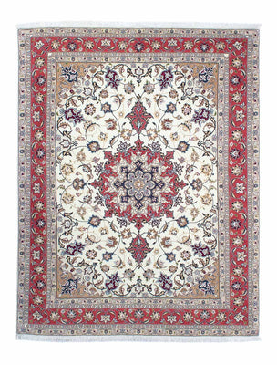 Persisk matta - Tabriz - Royal - 197 x 152 cm - beige