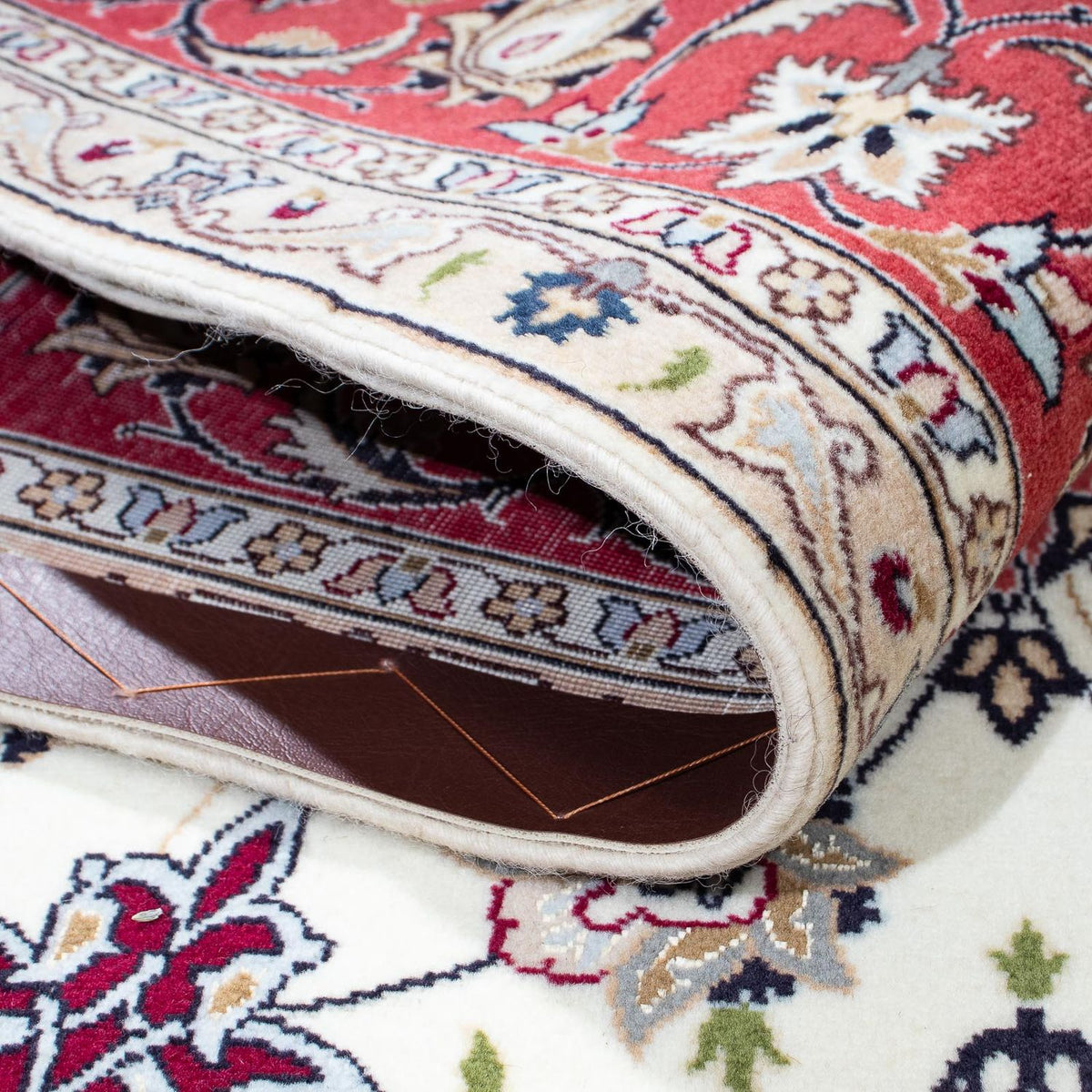 Persisk matta - Tabriz - Royal - 197 x 152 cm - beige