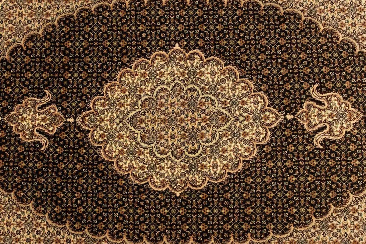 Persisk matta - Tabriz - Royal - 150 x 98 cm - svart