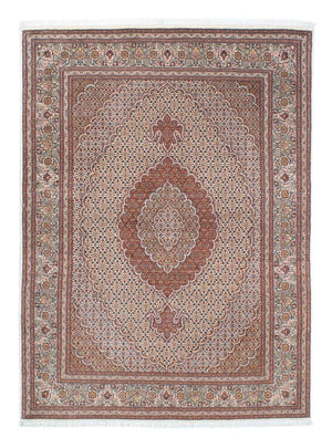 Persisk matta - Tabriz - 202 x 150 cm - ljusbrun
