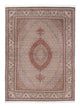 Persisk matta - Tabriz - 202 x 150 cm - ljusbrun