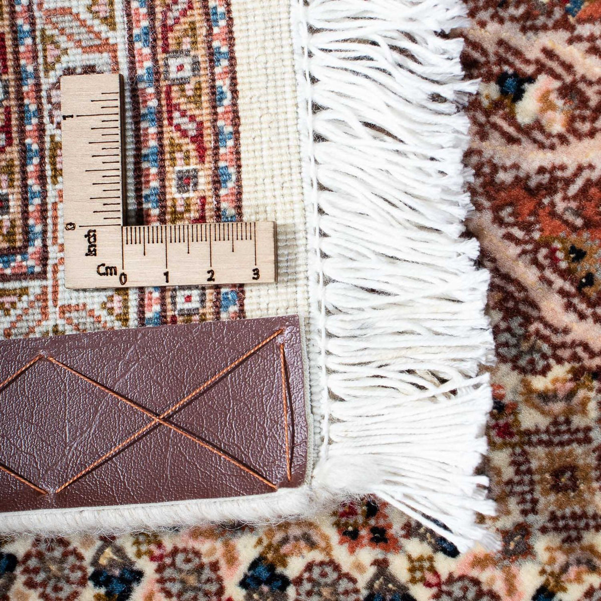 Persisk matta - Tabriz - 202 x 150 cm - ljusbrun