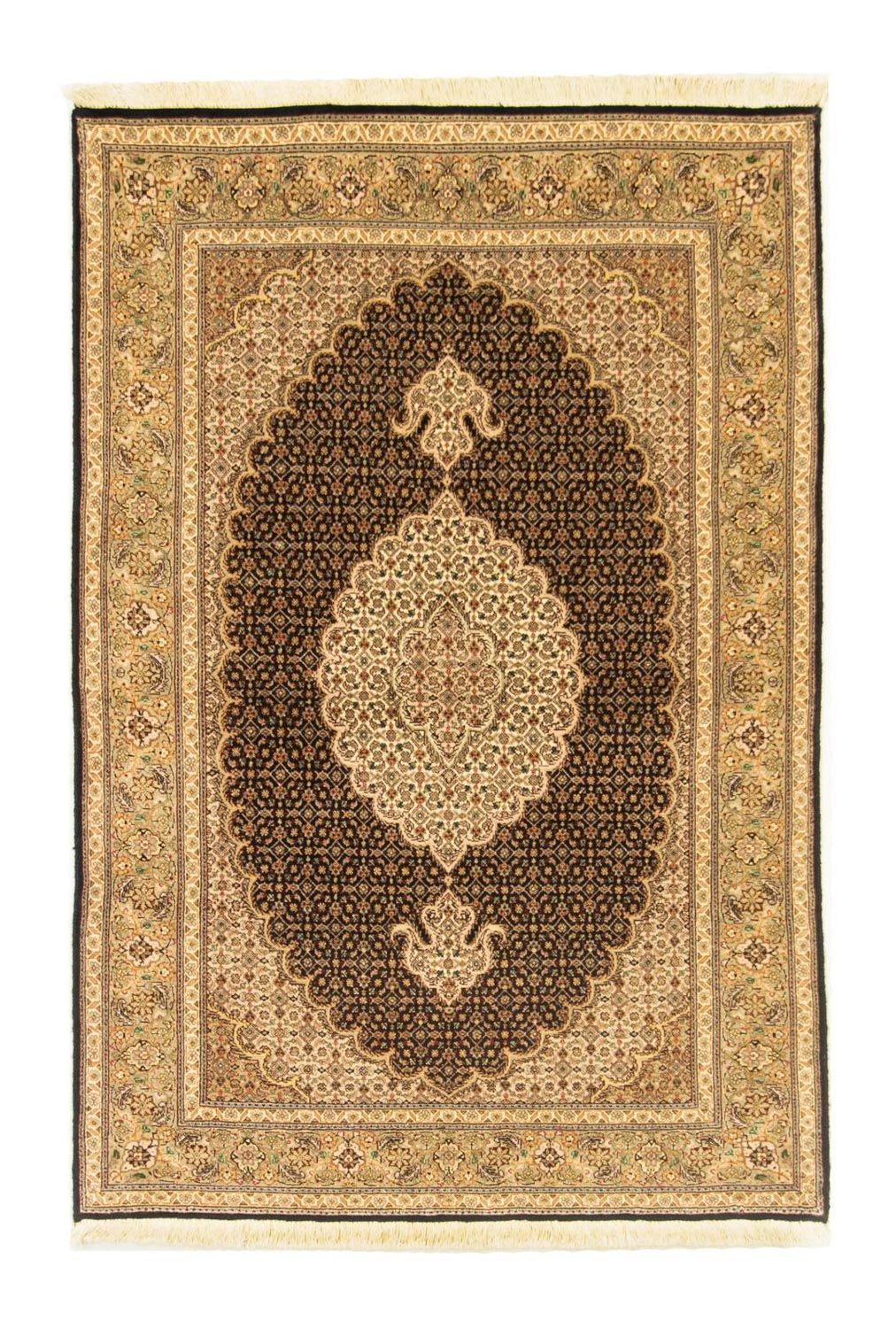 Persisk matta - Tabriz - Royal - 156 x 102 cm - svart